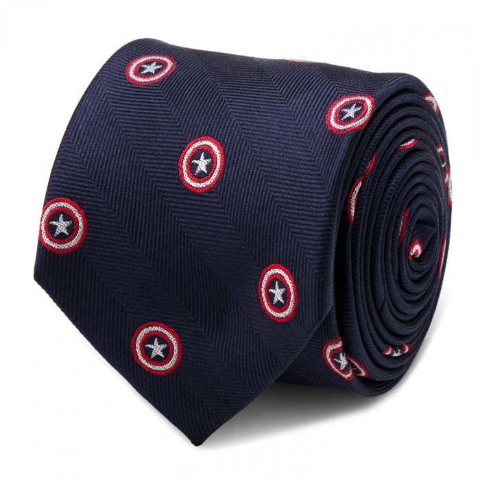Captain America Silk Tie