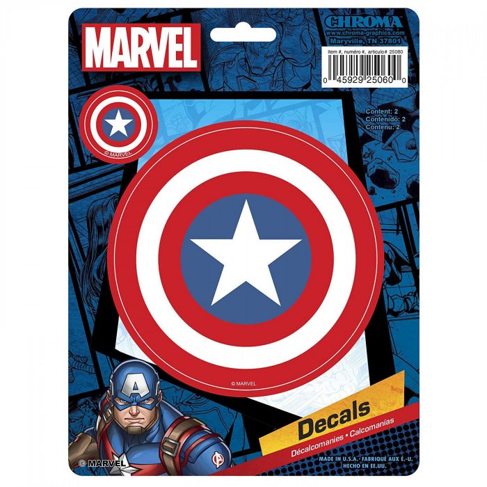 Captain America Shield Car Decal