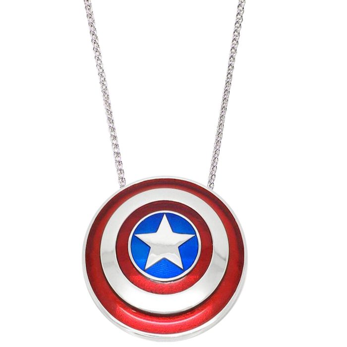 Captain America Shield Necklace