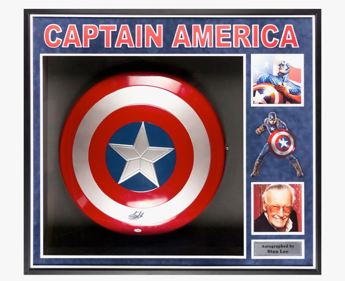 Captain America Shield - Signed by Stan Lee