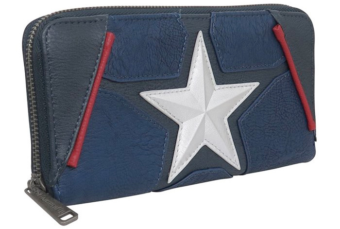 Captain America Zip Around Wallet