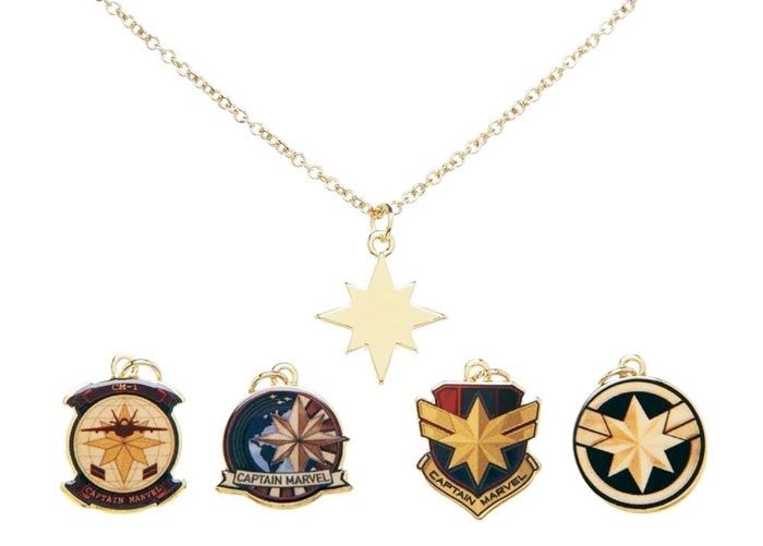 Captain Marvel Charm Necklace