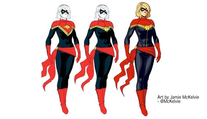 Captain Marvel Concept Art