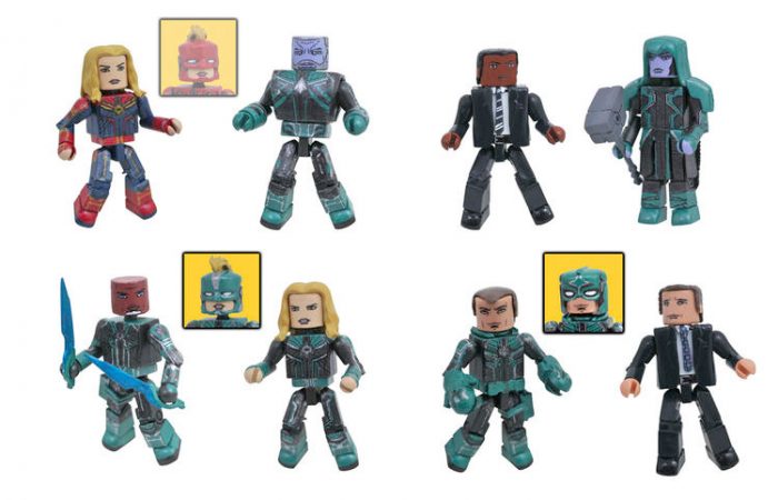 Captain Marvel Minimates Walgreens Exclusives