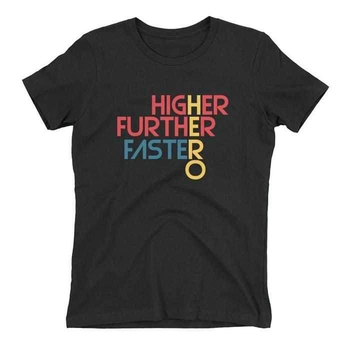 Captain Marvel T-Shirt - Higher Further Faster