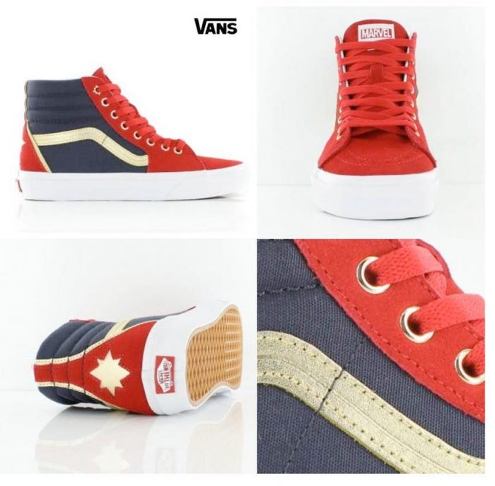 Captain Marvel Vans Shoes