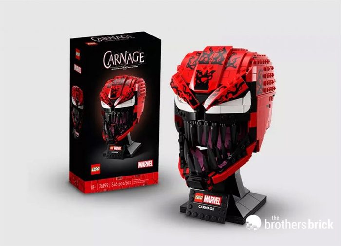 Carnage LEGO Head