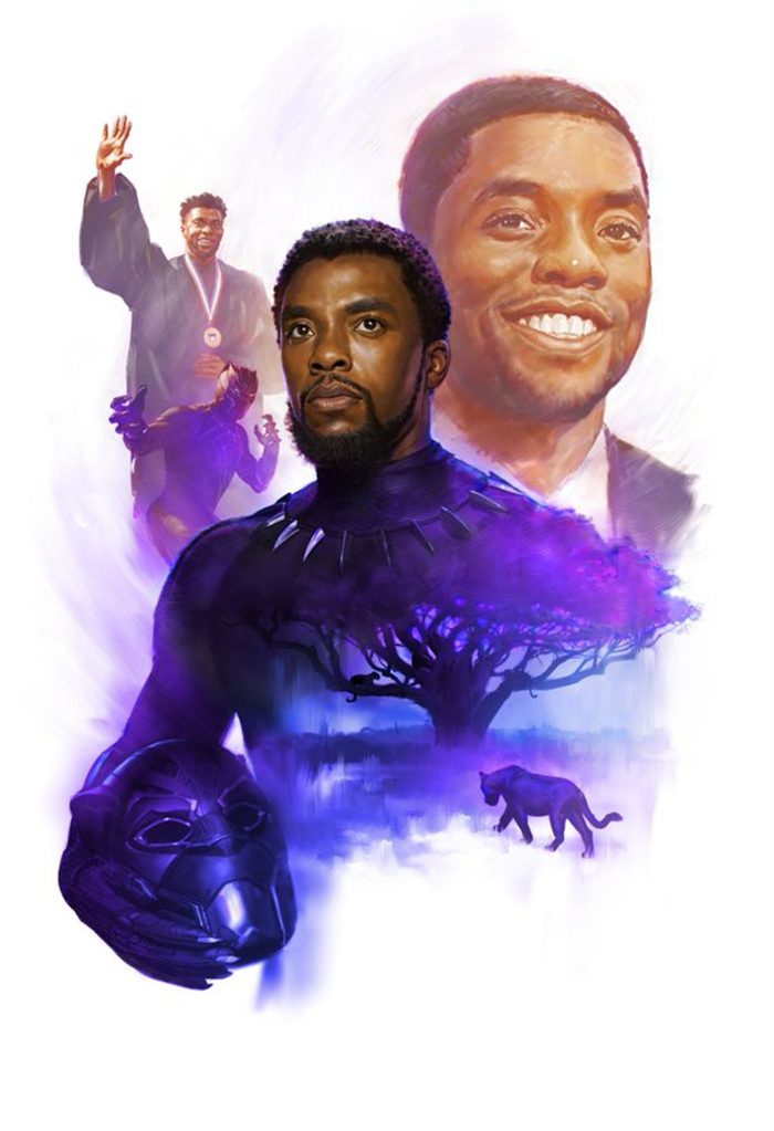 Marvel Artwork Tribute to Chadwick Boseman