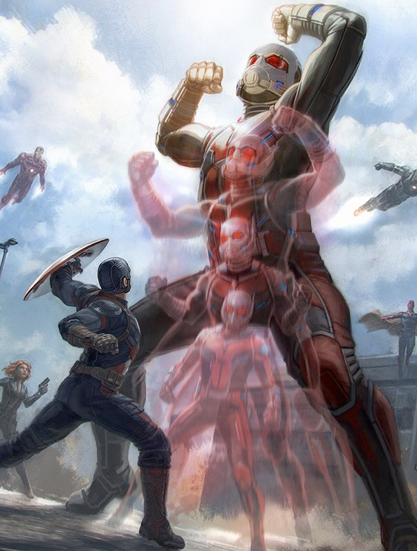 Captain America Civil War Concept Art - Giant Man