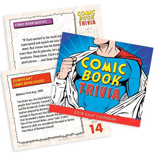 Comic Book Trivia Calendar