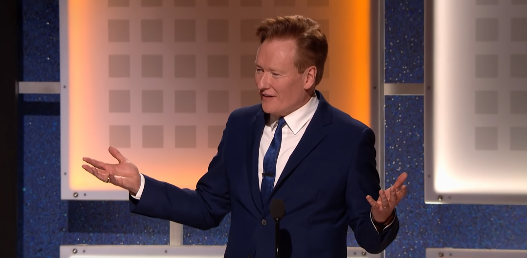LOL Conan O'Brien Roasts Adam Sandler During AARP's Annual Movie Awards