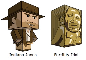 Cubecraft Indiana Jones
