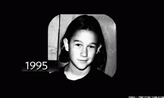 The Evolution of Joseph Gordon-Levitt Animated GIF, Looper Edition