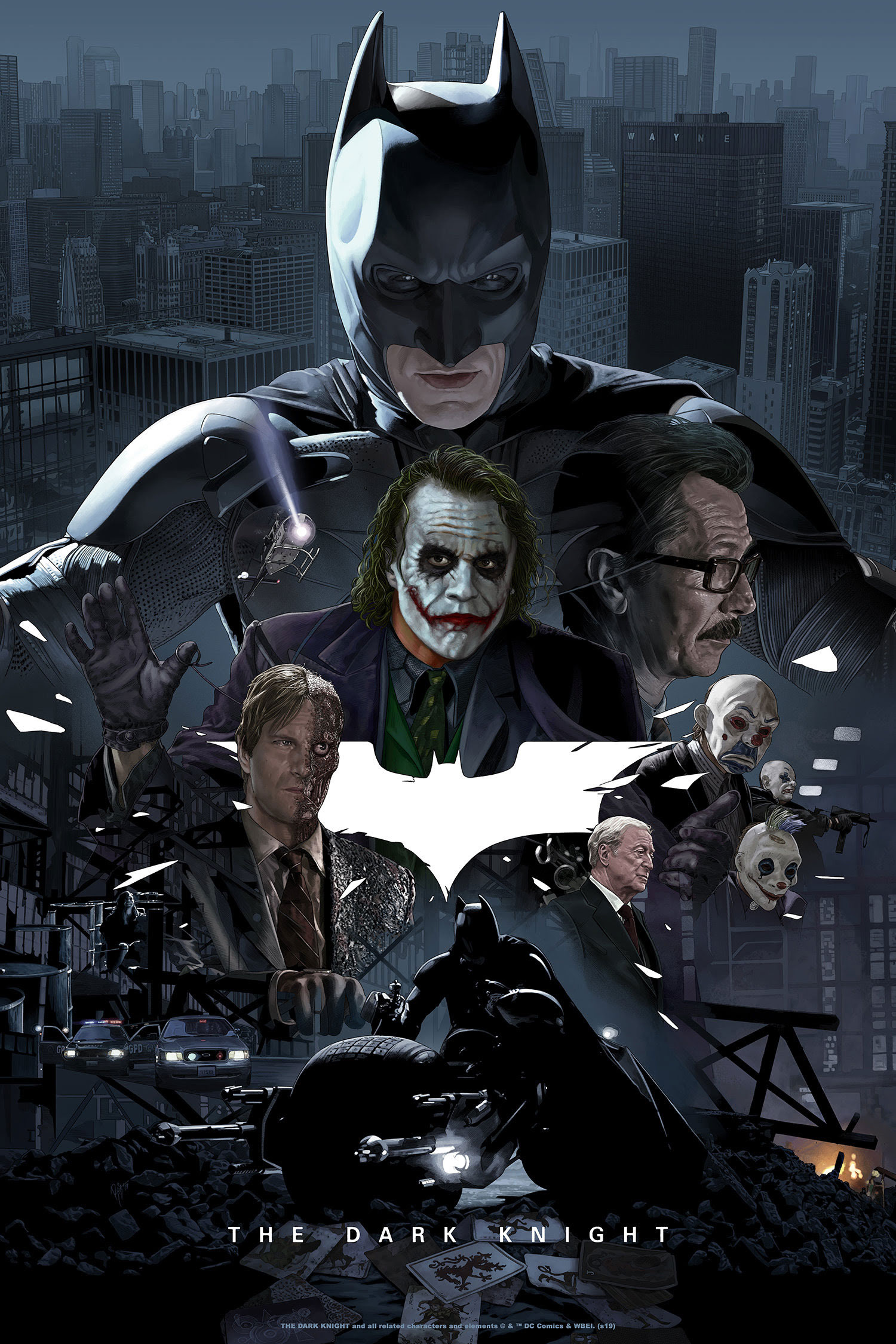 Bottleneck Gallery's 'The Dark Knight' Poster By Juan Carlos Ruiz Burgos Is  The Hero Gotham Needs