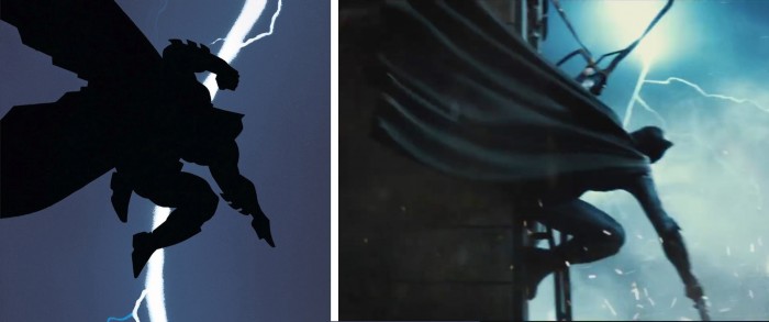 dark knight returns batman v superman comparison 