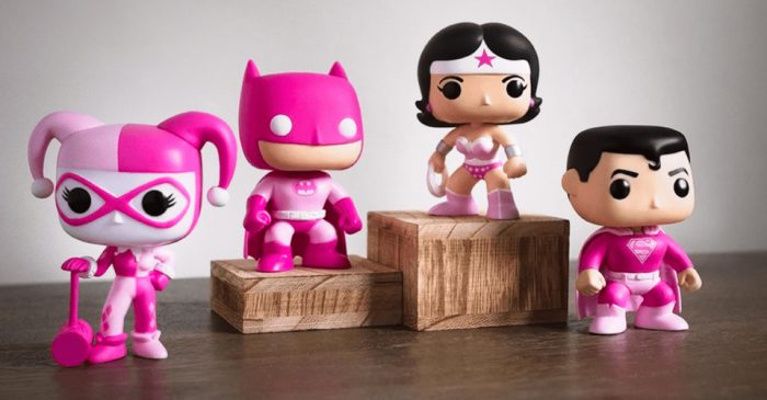 DC Comics Funko POPs for Breast Cancer Research