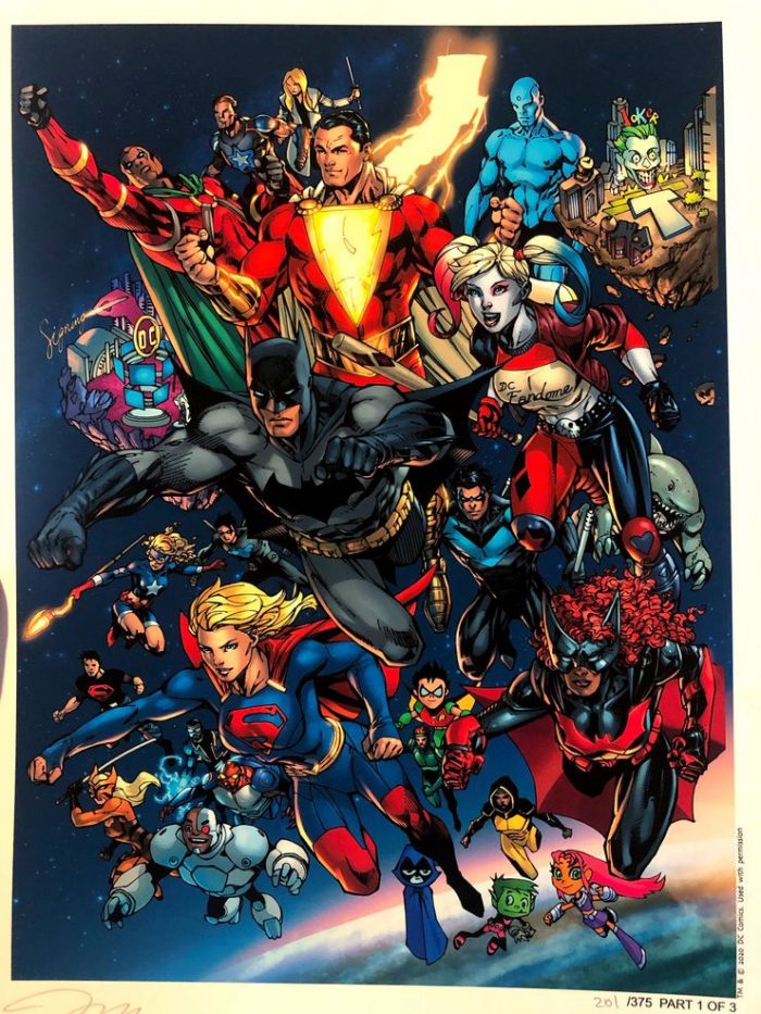 DC FanDome - Jim Lee Art