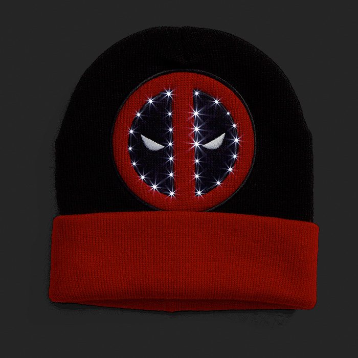 Deadpool LED Light-Up Beanie