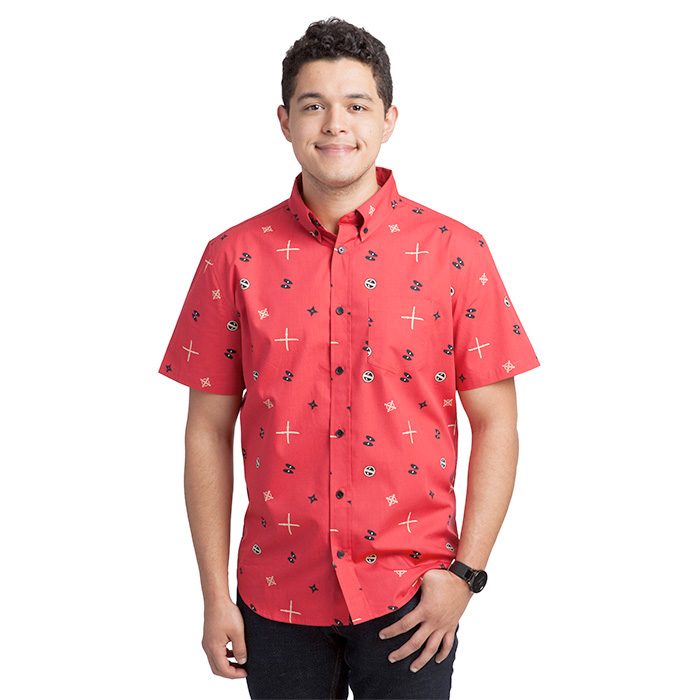 Deadpool Button Down Shirt