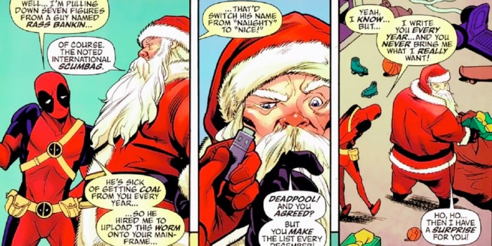 Deadpool Christmas Comic