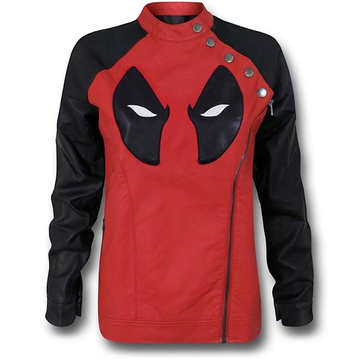 Deadpool Ladies Moto Jacket