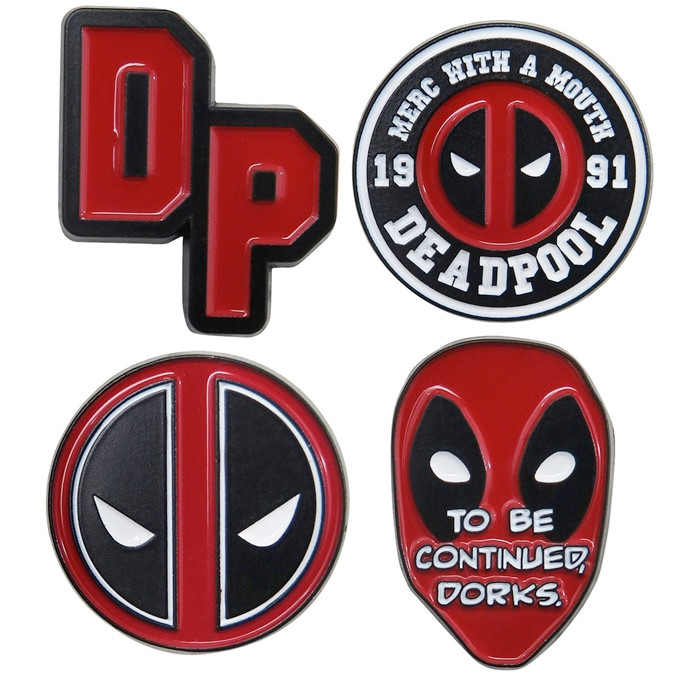 Deadpool Lapel Pin Set