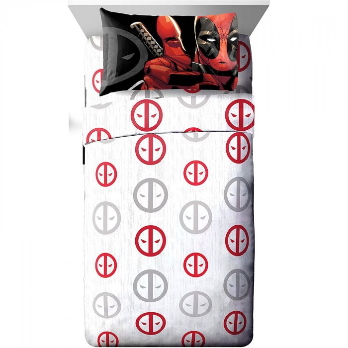 Deadpool Queen Bedsheets