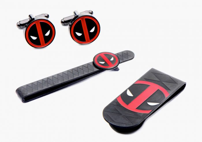 Deadpool Money Clip, Tie Bar and Cuff Links