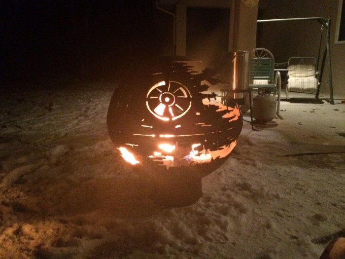 death star fire pit