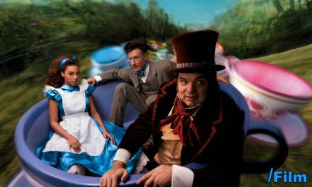 Beyonce as Alice from Alice in Wonderland, Oliver Platt as the Mad Hatter and Lyle Lovett as the March Hare.