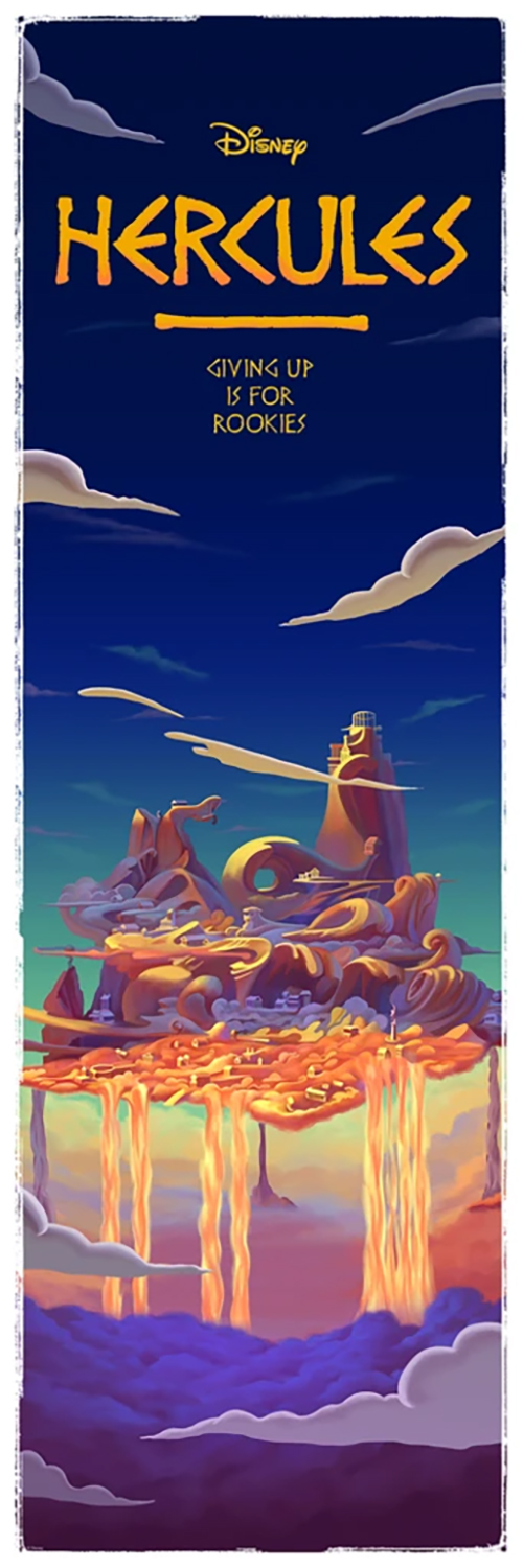 Ben Harman Disney Dreamland Art - Hercules