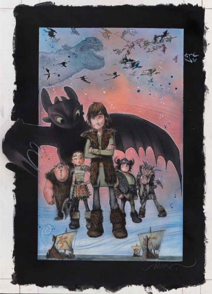 drew struzan how to train your dragon the hidden world