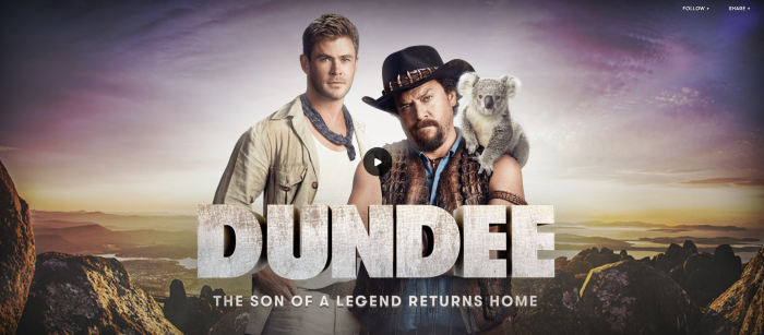 Dundee Danny McBride Chris Hemsworth