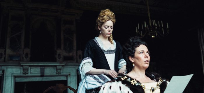 emma stone and olivia colman in the favourite