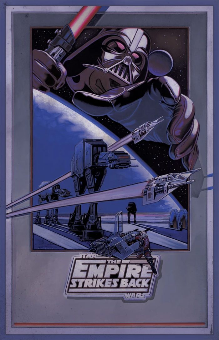 Star Wars Day 2021 Posters - The Empire Strikes Back by Lawrence Noble