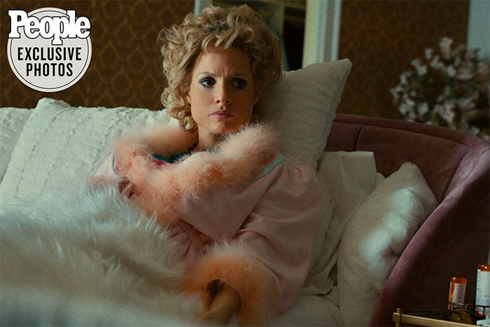 Jessica Chastain in Tammy Faye Bakker Movie