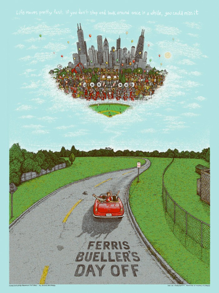 Ferris Bueller's Day Off Print - Marq Spusta