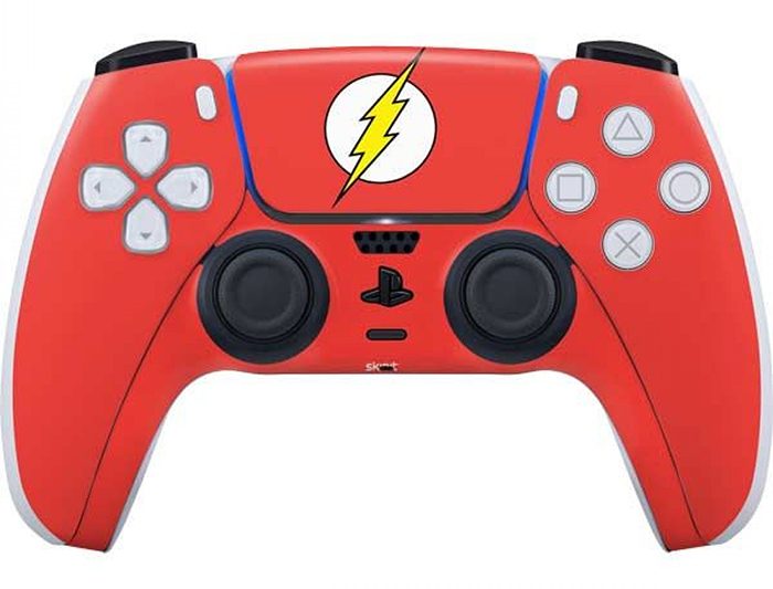 The Flash PlayStation 5 Controller Skin