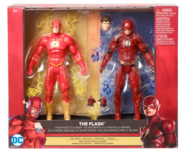 The Flash From Page to Screen Action Figures