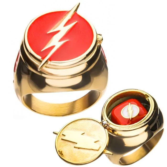 The Flash Costume Container Ring