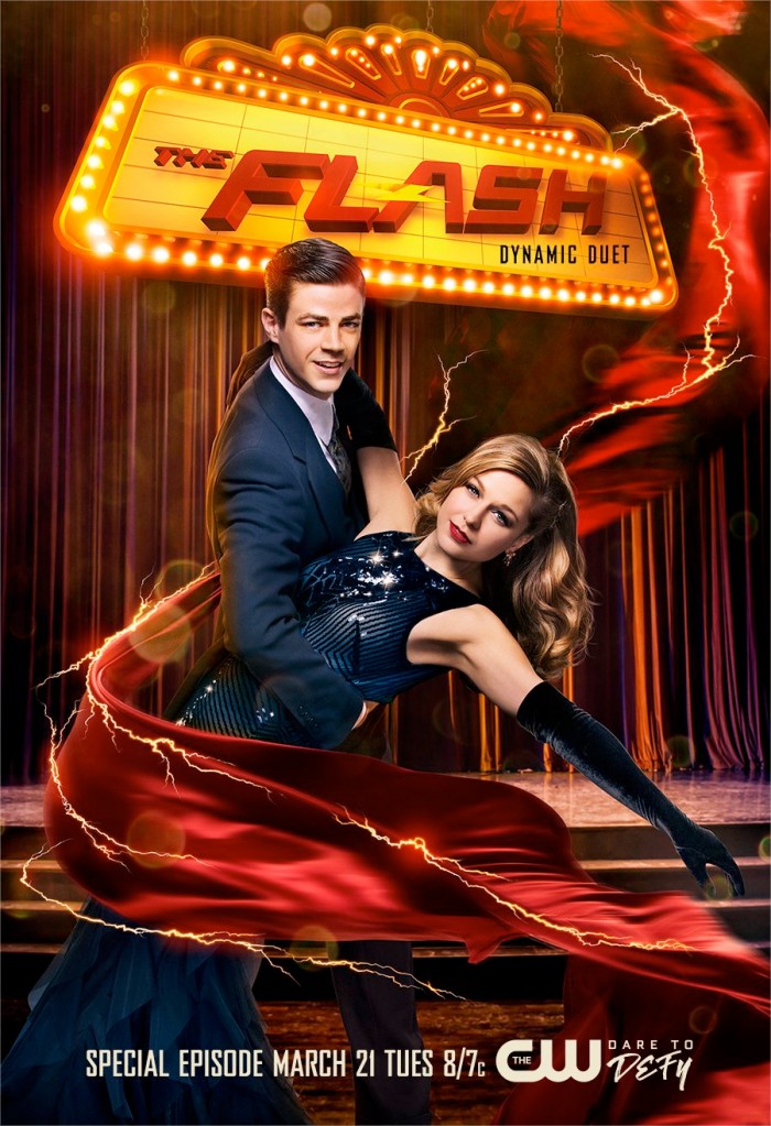 The Flash and Supergirl Musical Crossover Poster