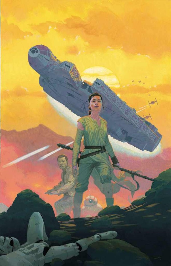 force awakens comic cover