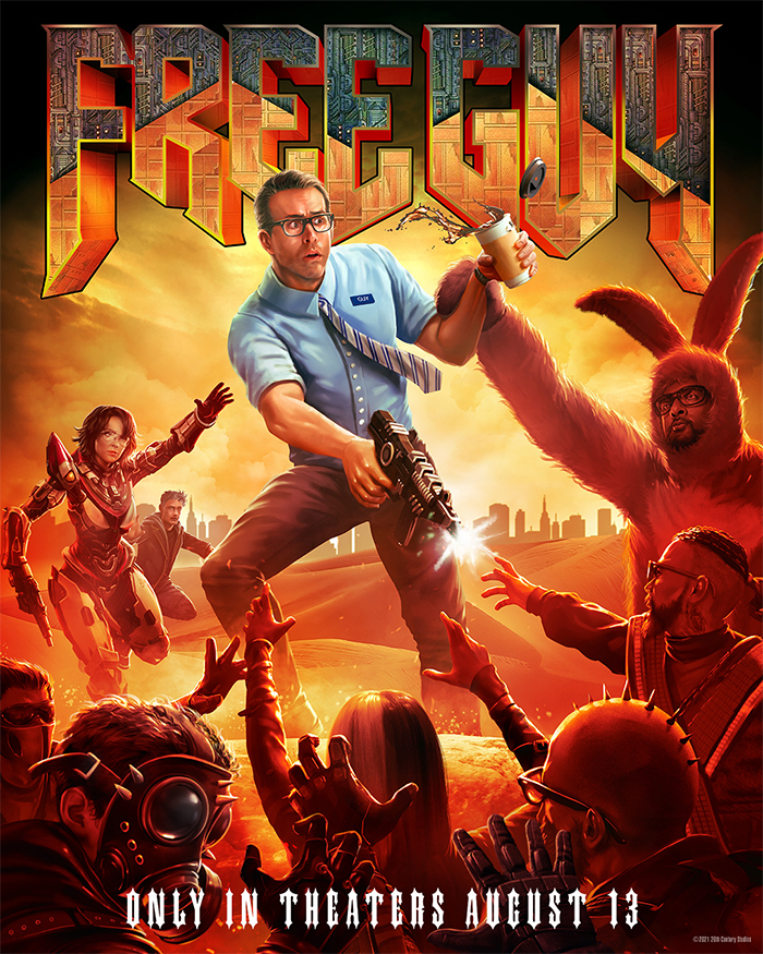 'Free Guy' Posters ReCreate Your Favorite Video Game Covers With Ryan Reynolds