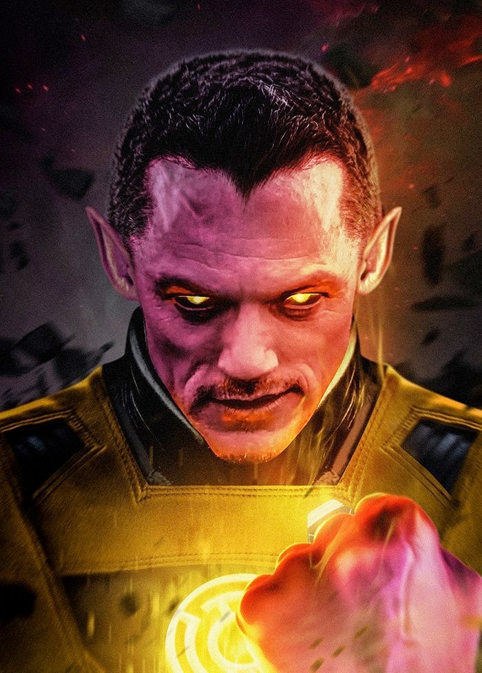 Luke Evans as Sinestro