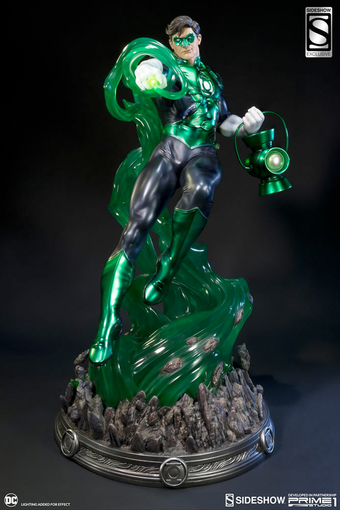 green lantern statue sideshow