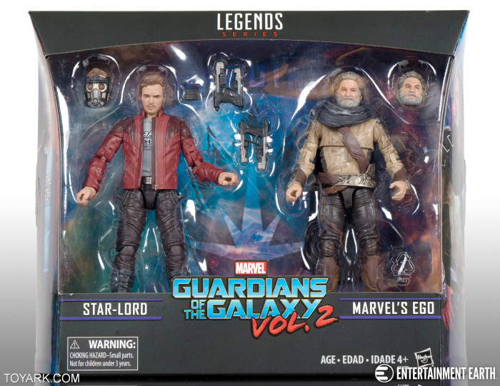 Guardians of the Galaxy 2 - Star-Lord and Ego Action Figures