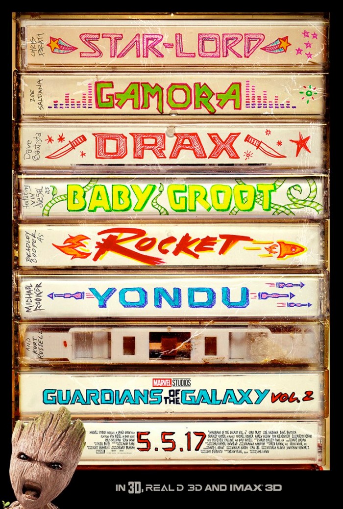 Guardians of the Galaxy 2 Mixtape Poster