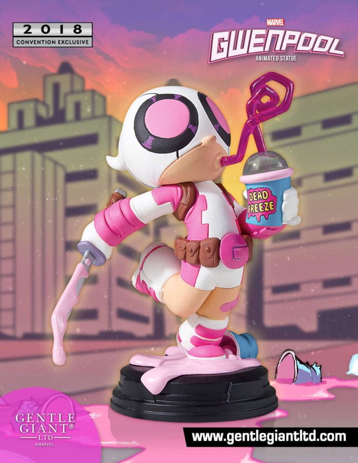 Gwenpool Animated Statue