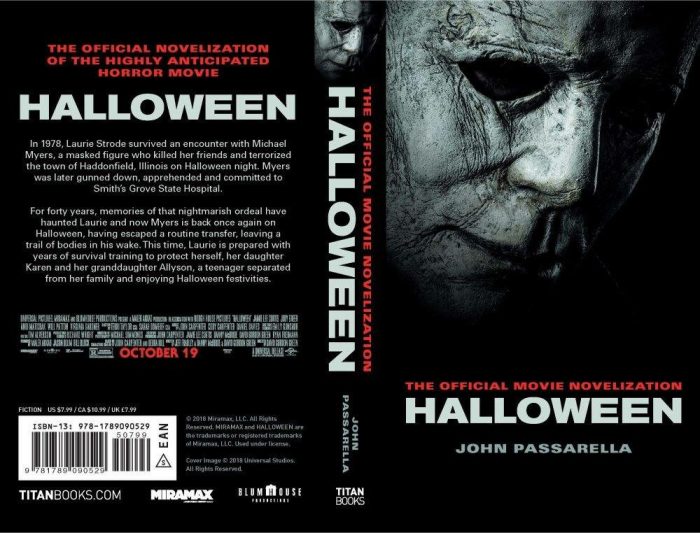 halloween novelization cover
