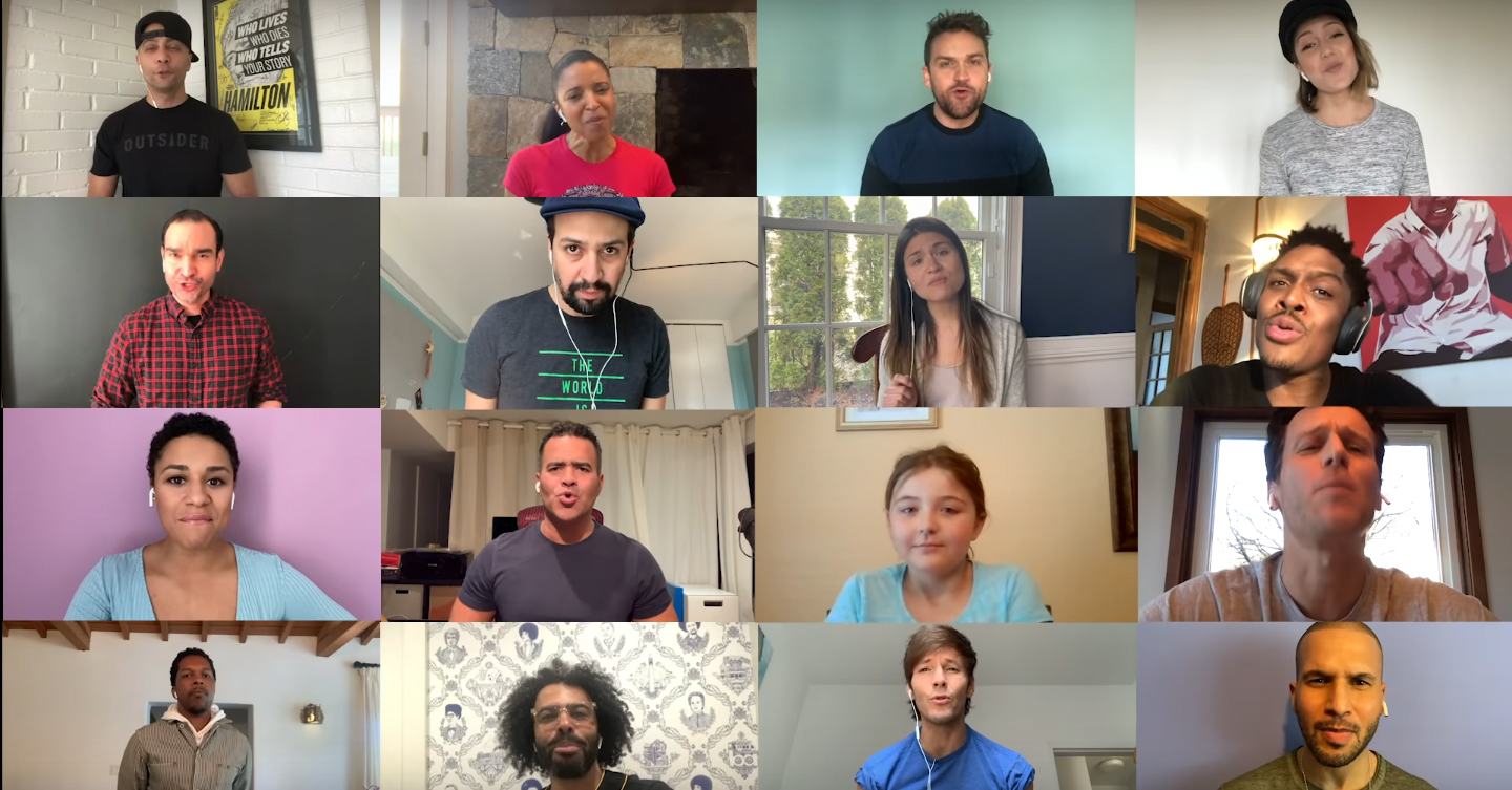 John Krasinski Hosts A Virtual 'Hamilton' Cast Reunion For A Little